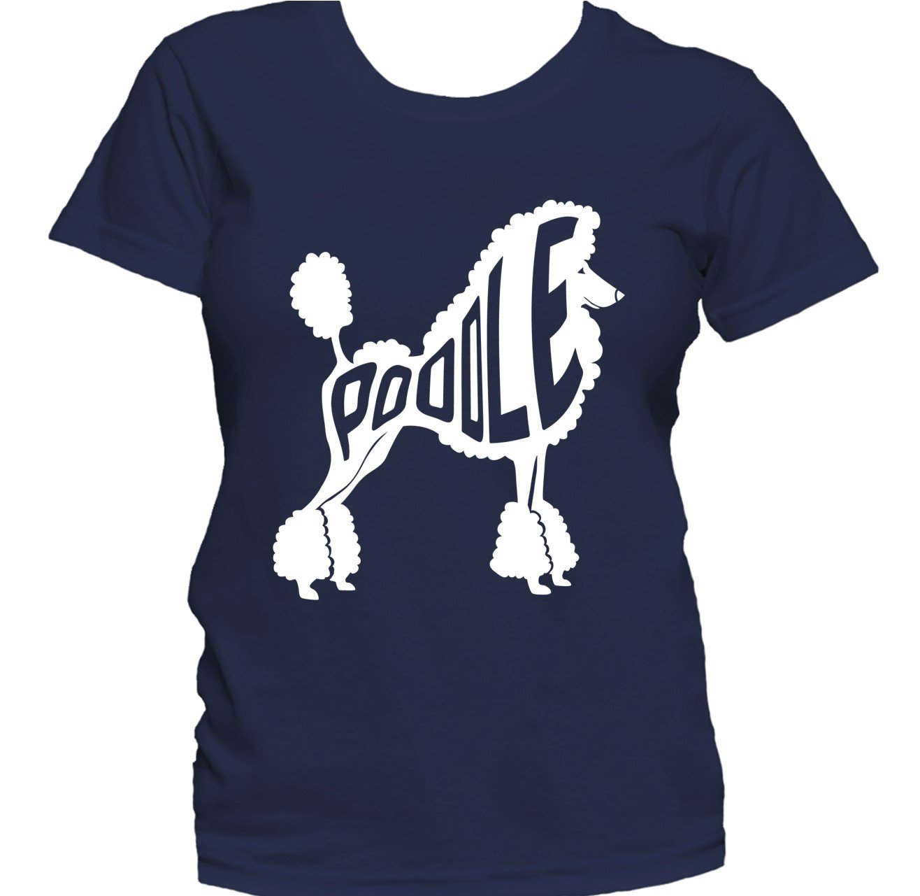 Poodle Silhouette Cool Dog Owner Women's T-Shirt