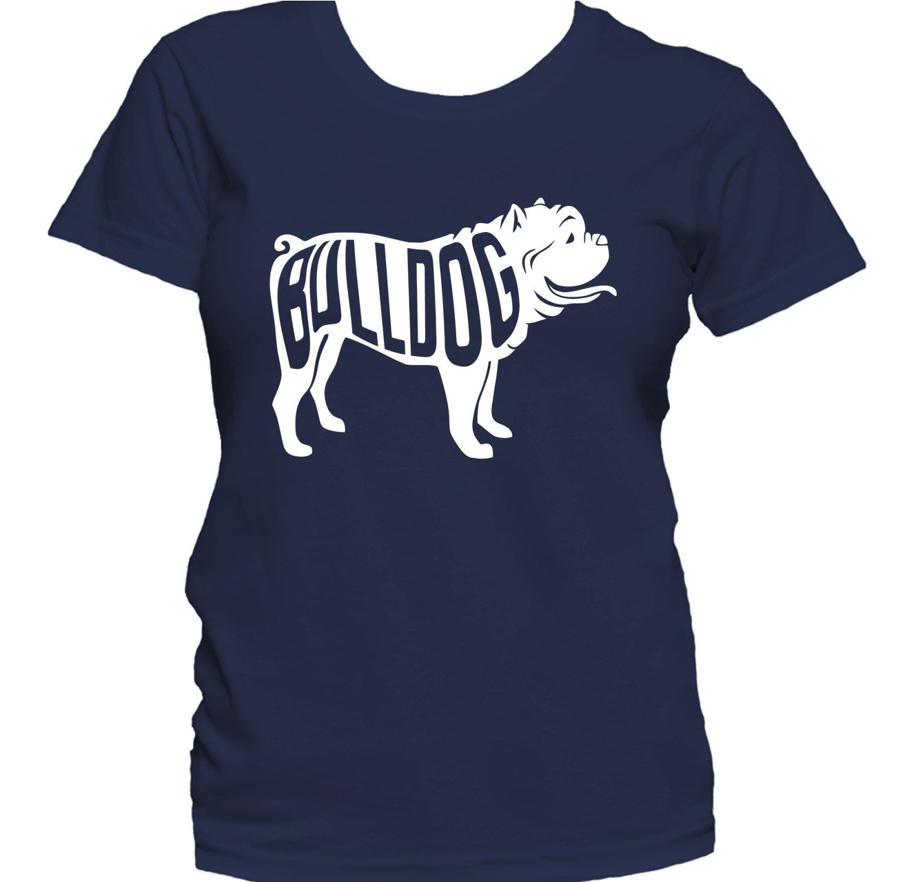 Bulldog Silhouette Cool Dog Owner Women's T-Shirt