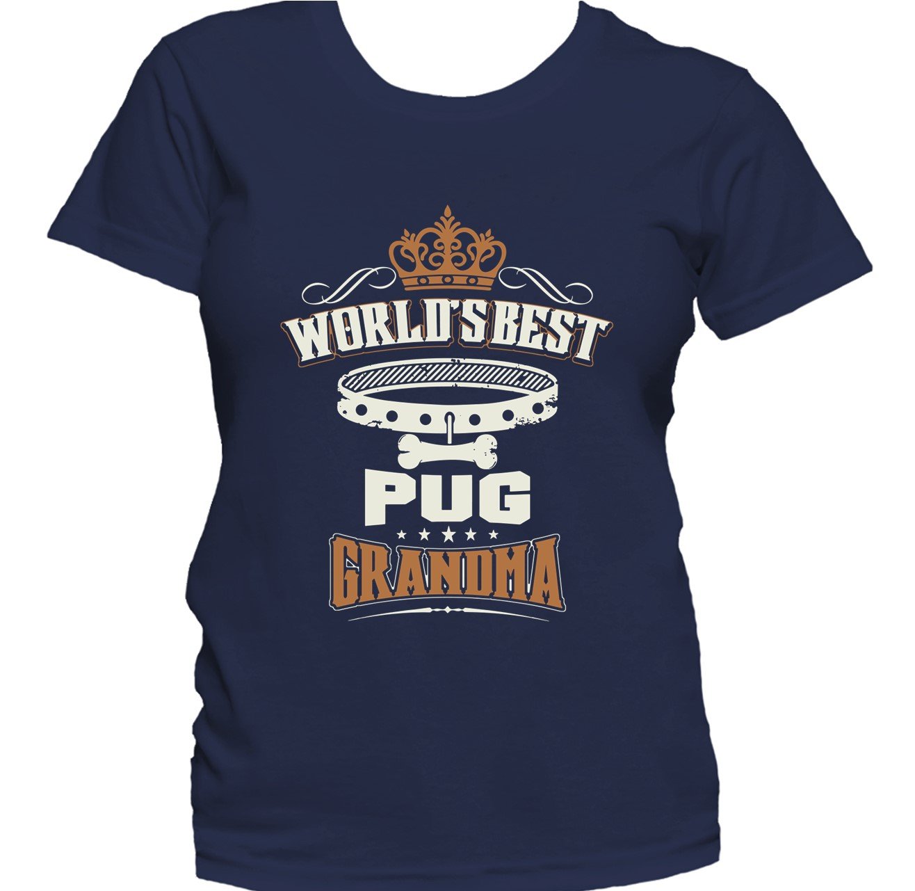 World's Best Pug Grandma Women's T-Shirt