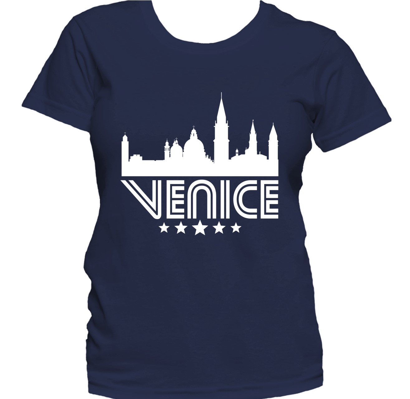 Venice Italy Skyline Retro Style Women's T-Shirt