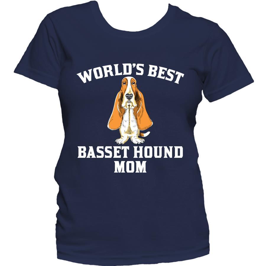 World's Best Basset Hound Mom Dog Owner Women's T-Shirt