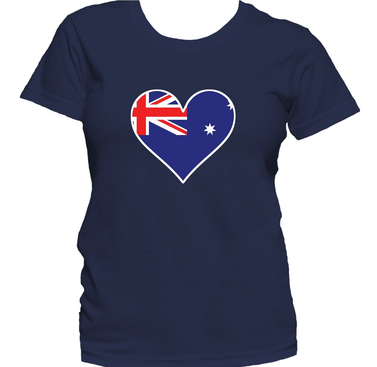 Australian Flag Heart Australia Love Women's T-Shirt