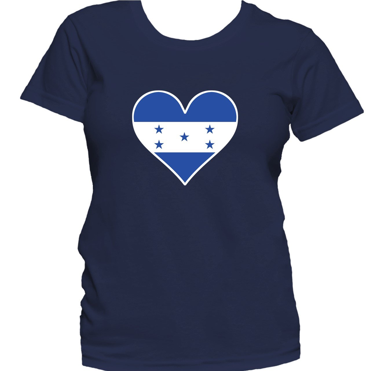 Honduran Flag Heart Honduras Love Women's T-Shirt
