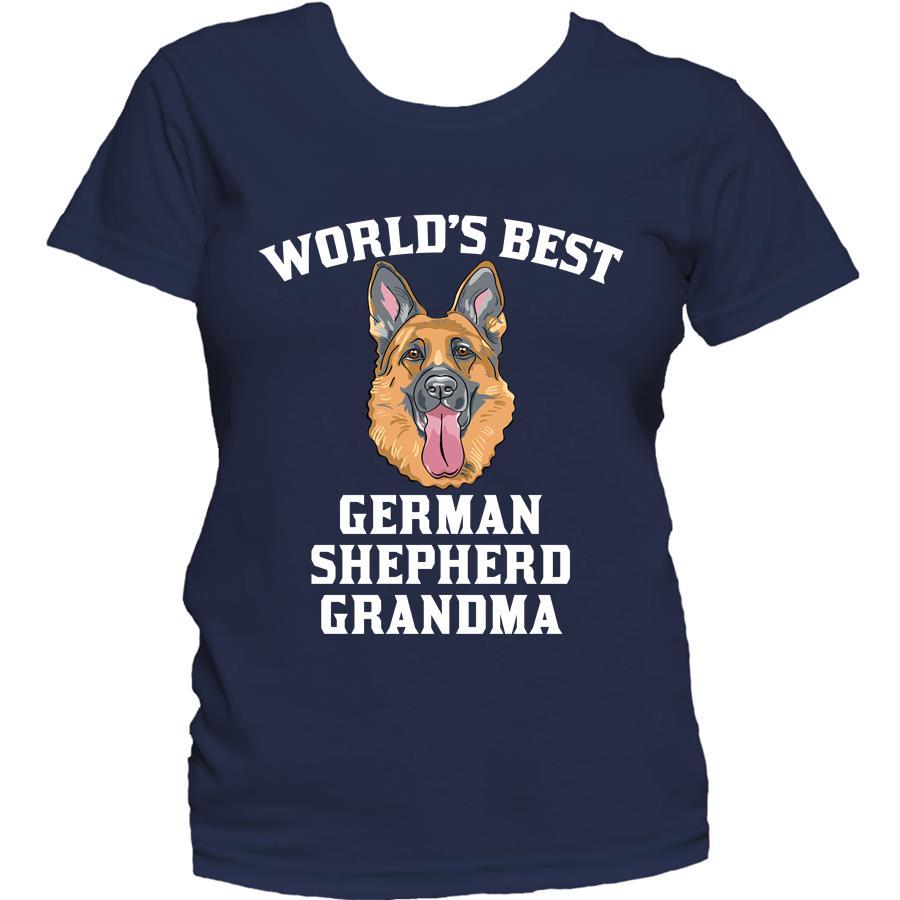 World's Best German Shepherd Grandma Dog Women's T-Shirt