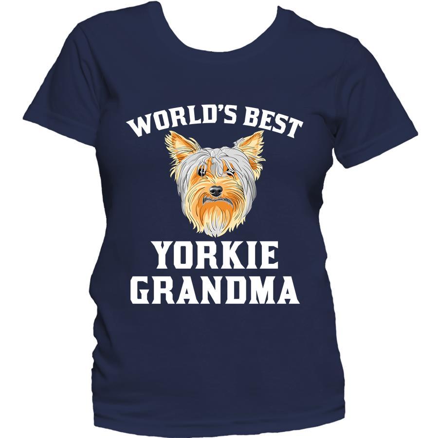 World's Best Yorkie Grandma Dog Women's T-Shirt