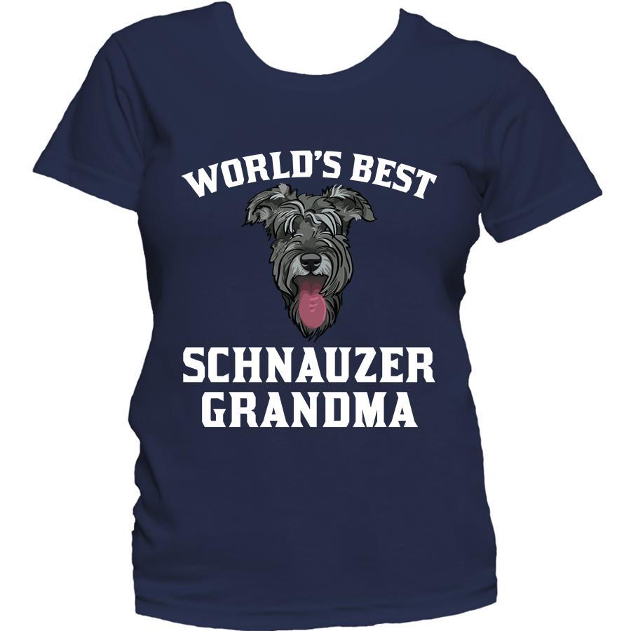 World's Best Schnauzer Grandma Dog Women's T-Shirt