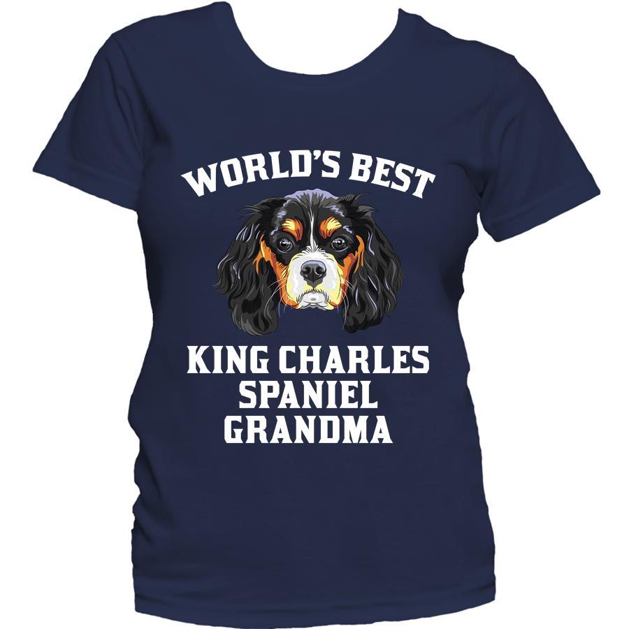 World's Best King Charles Spaniel Grandma Dog Women's Shirt