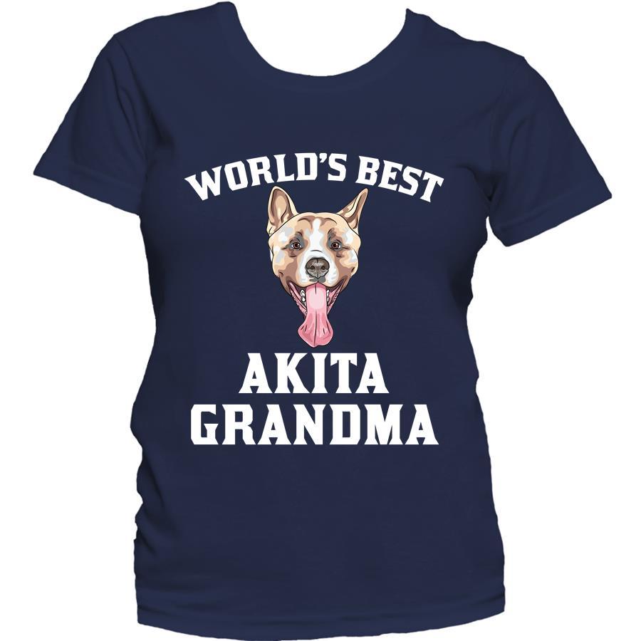 World's Best Akita Grandma Dog Women's T-Shirt
