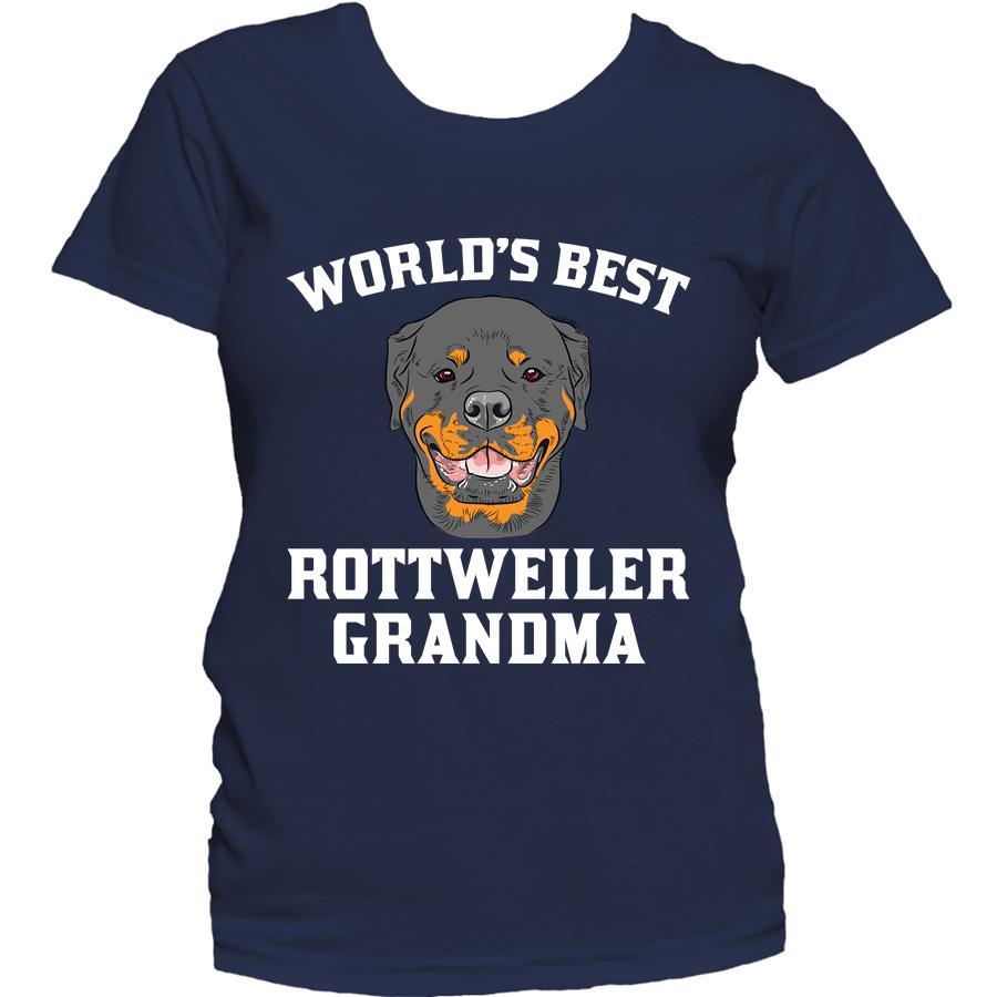 World's Best Rottweiler Grandma Dog Women's T-Shirt