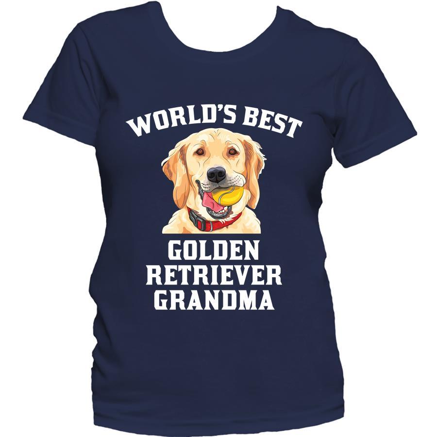 World's Best Golden Retriever Grandma Dog Women's T-Shirt