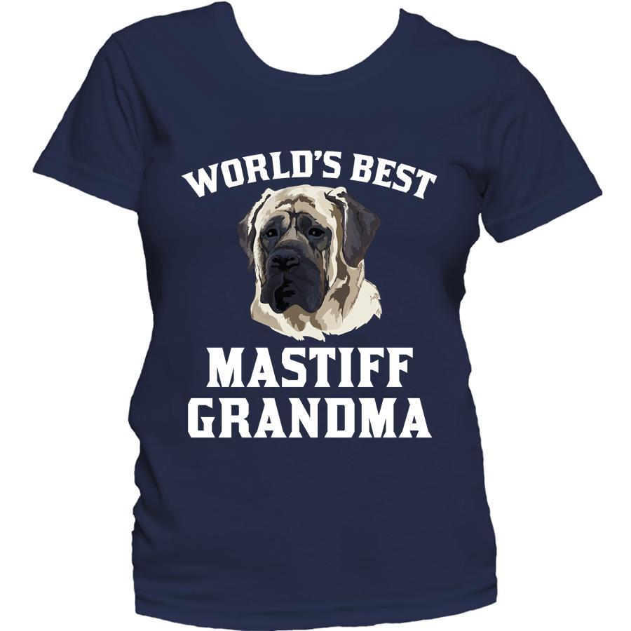 World's Best Mastiff Grandma Dog Women's T-Shirt