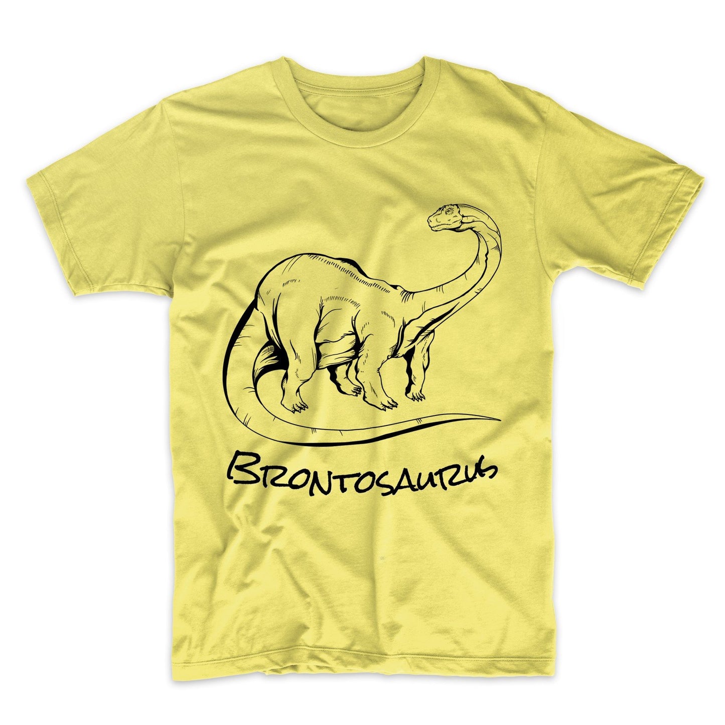 Brontosaurus Sketch Cool Prehistoric Animal Dinosaur T-Shirt