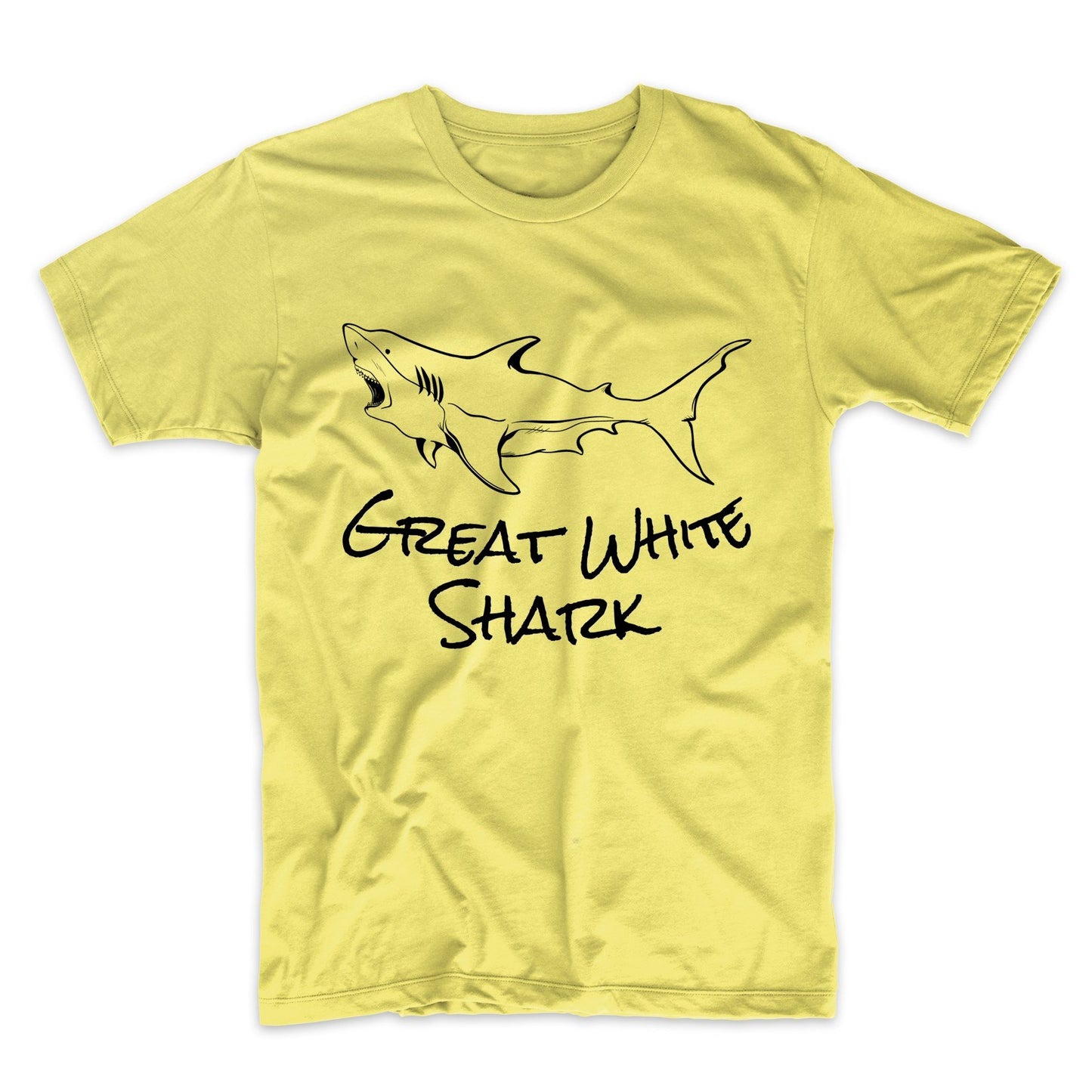 Great White Shark Sketch Cool Shark T-Shirt