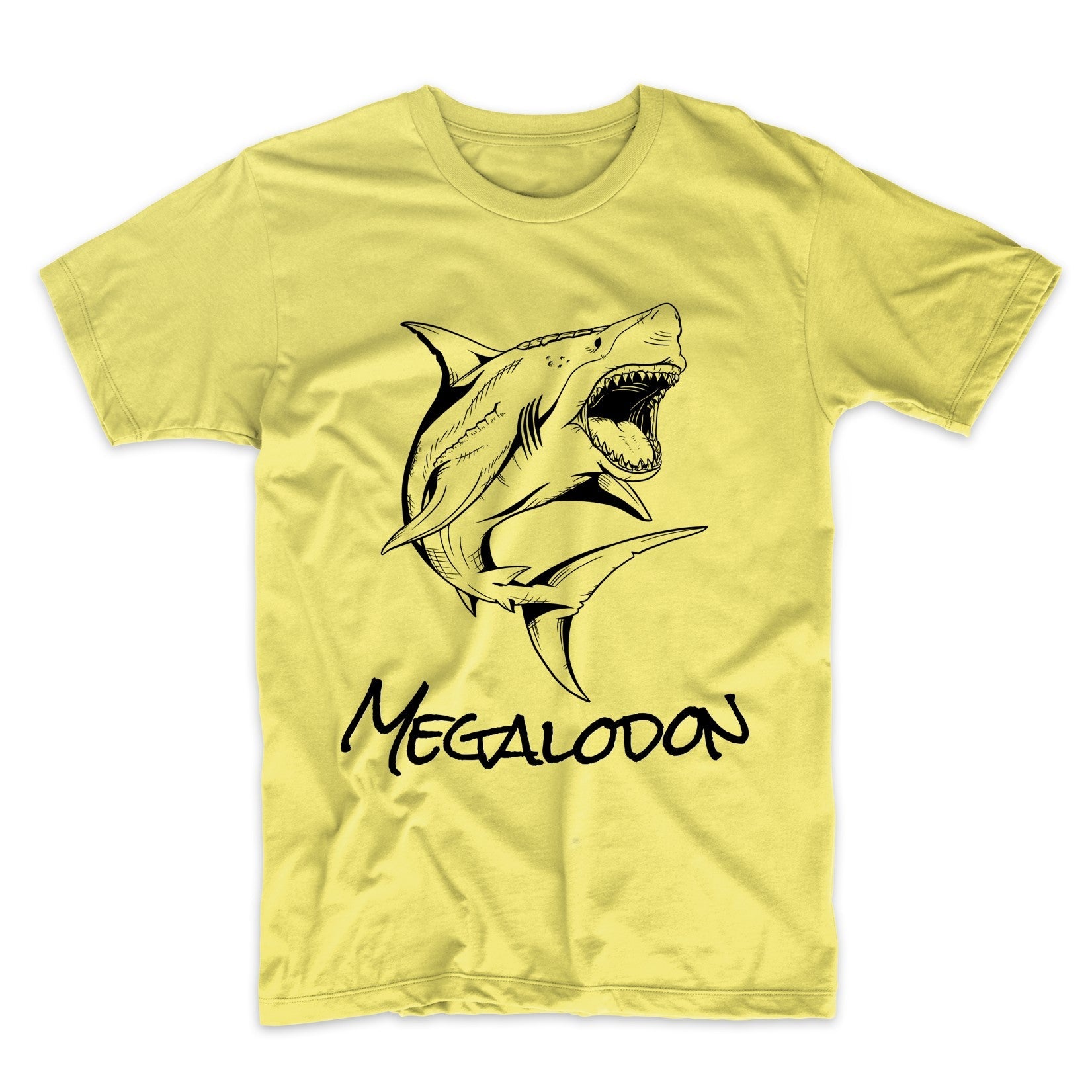 Megalodon Sketch Cool Ancient Giant Shark T-Shirt