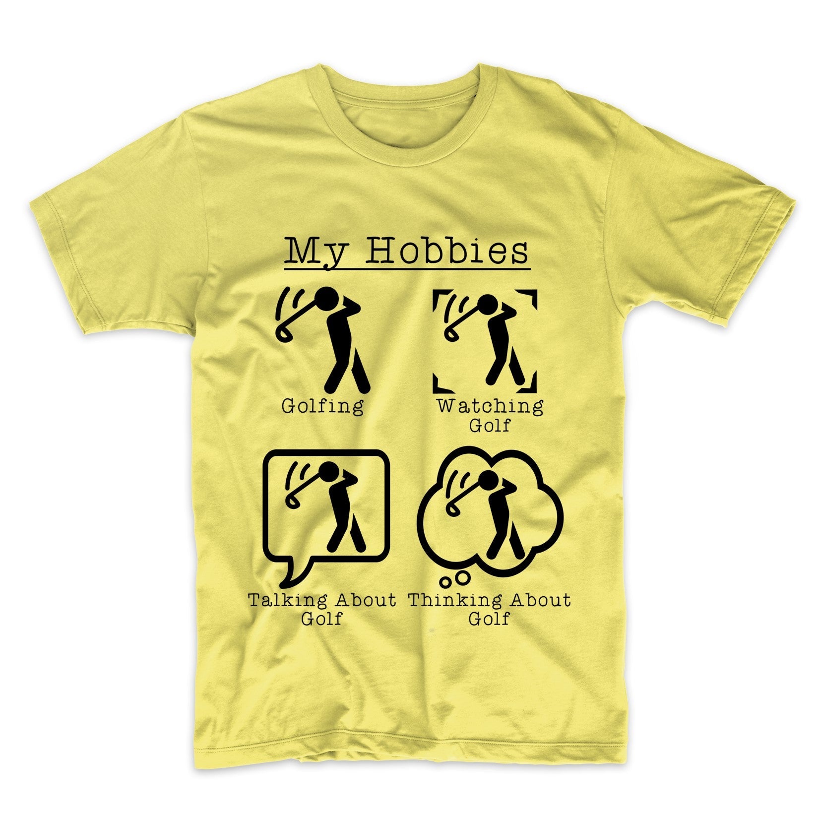 My Hobbies Golfing Funny Golf Golfer T-Shirt