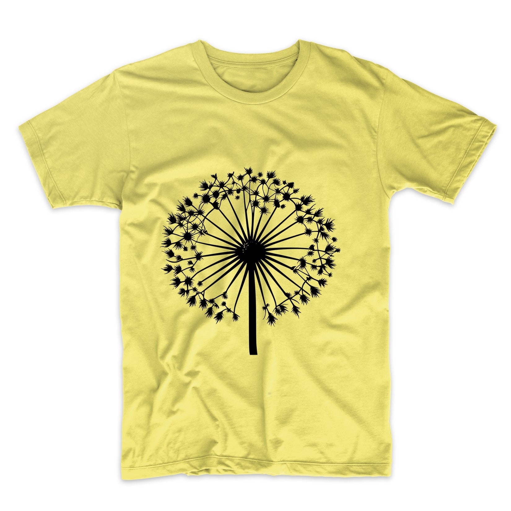 Dandelion Silhouette Flower Nature T-Shirt