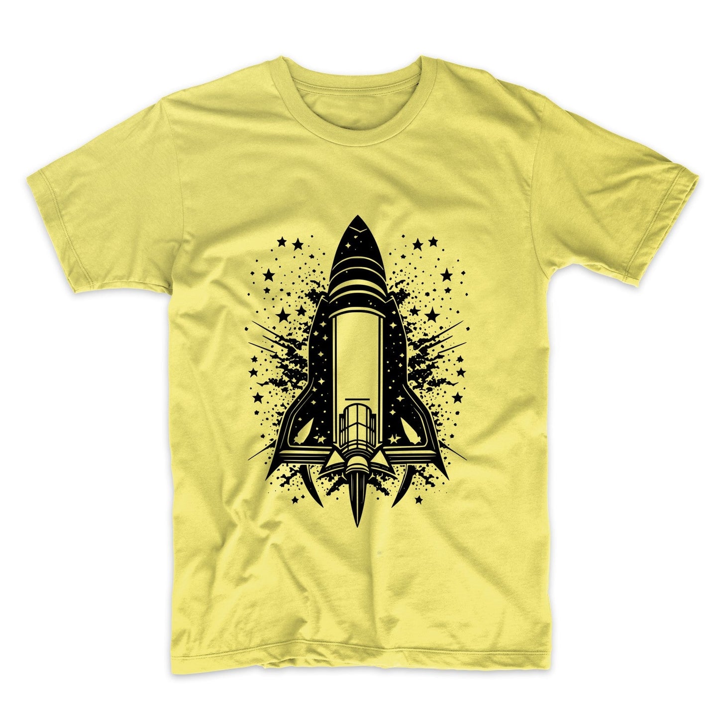 Spaceship Outer Space Science Rocket Ship Minimalist T-Shirt