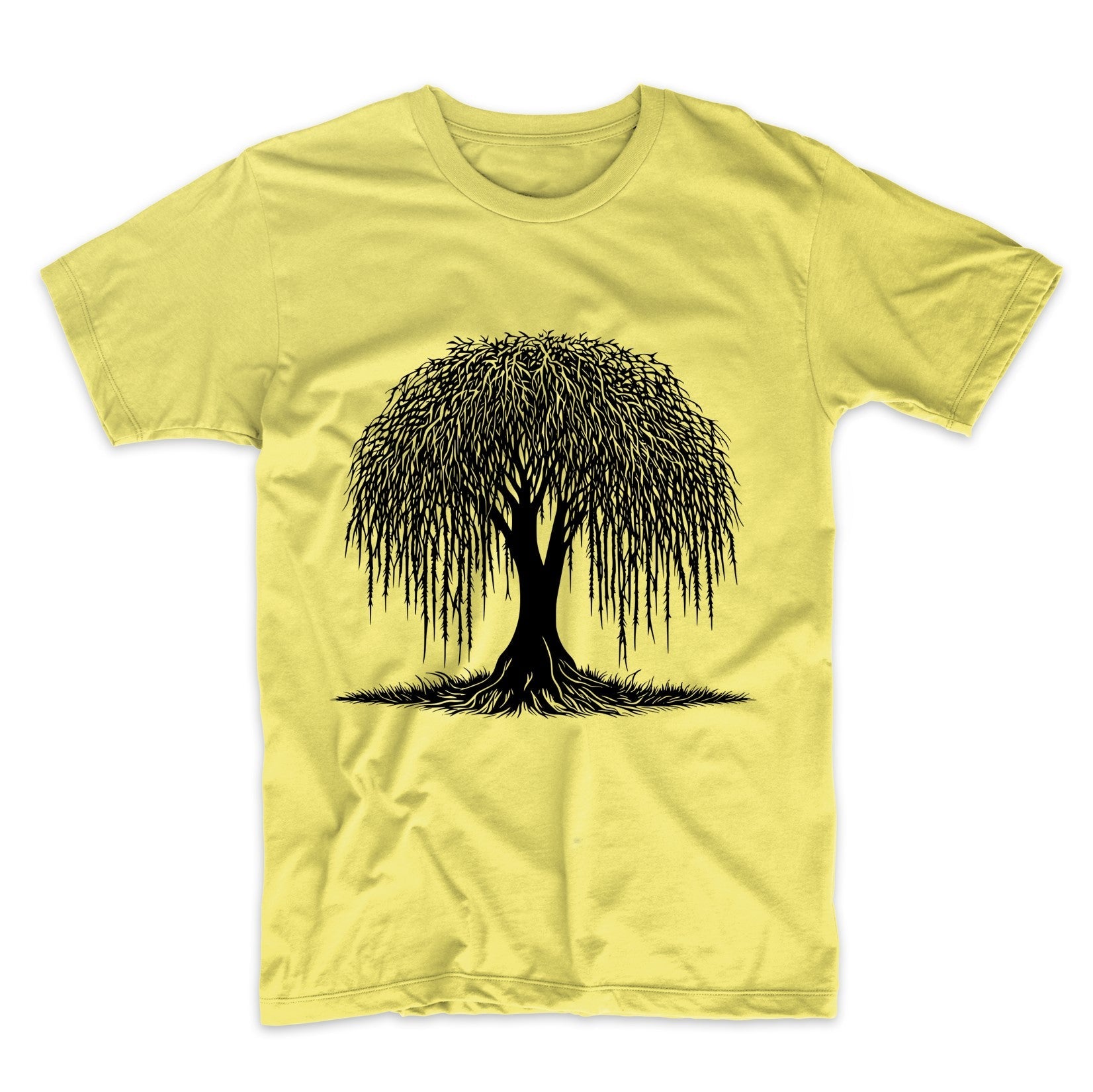 Big Willow Tree Minimalist Nature T-Shirt